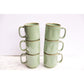 Tuxton Home Artisan 6-Piece Ceramic Stoneware Stackable Mug Set