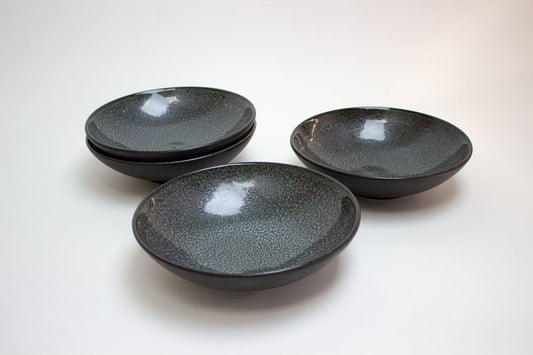 Carthage Zaghwan 4-Piece Handcrafted Stoneware Soup Bowl Set