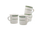 Tuxton Home Green Bay 6-Piece Ceramic Stoneware Mug Set