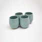 Carthage La Marsa 4-Piece Handcrafted Stoneware Regular Goblet Set
