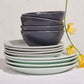 Rigby 4-Piece Handcrafted Stoneware Breakfast Bowl Set